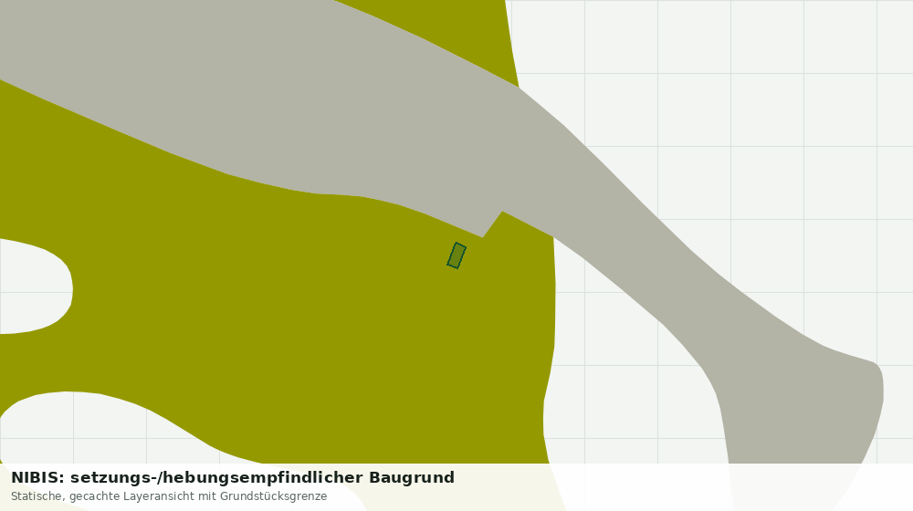 Statische Kartenansicht: NIBIS: setzungs-/hebungsempfindlicher Baugrund