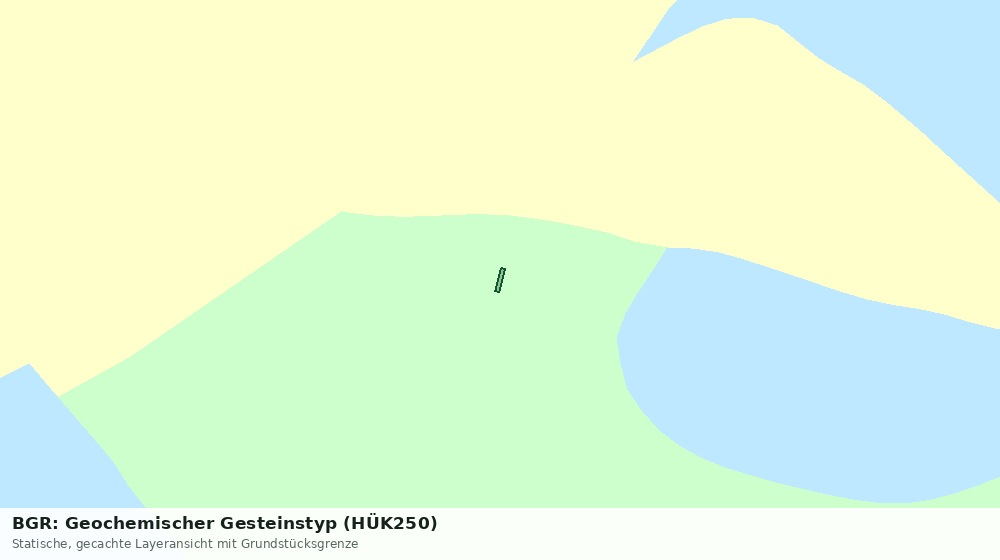 Statische Kartenansicht: BGR: Geochemischer Gesteinstyp (HÜK250)