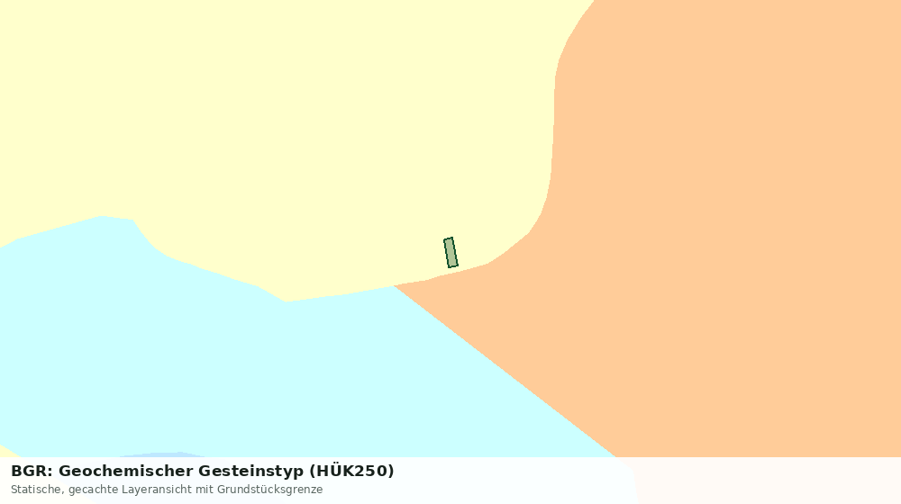Statische Kartenansicht: BGR: Geochemischer Gesteinstyp (HÜK250)