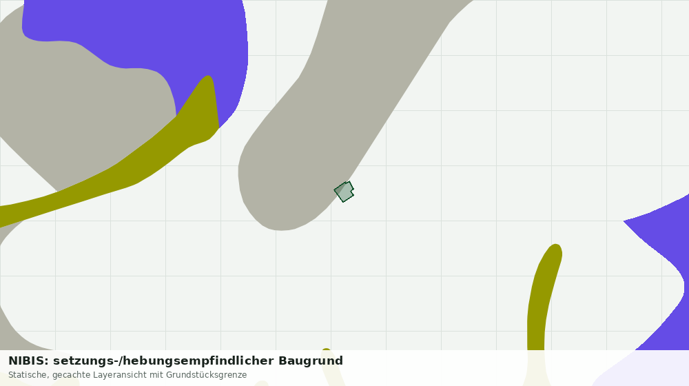 Statische Kartenansicht: NIBIS: setzungs-/hebungsempfindlicher Baugrund