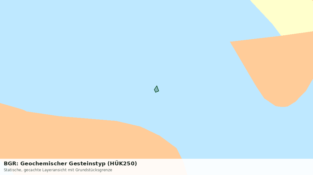 Statische Kartenansicht: BGR: Geochemischer Gesteinstyp (HÜK250)
