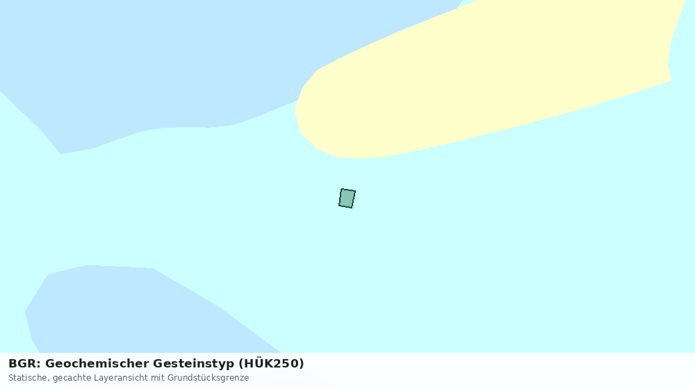 Statische Kartenansicht: BGR: Geochemischer Gesteinstyp (HÜK250)