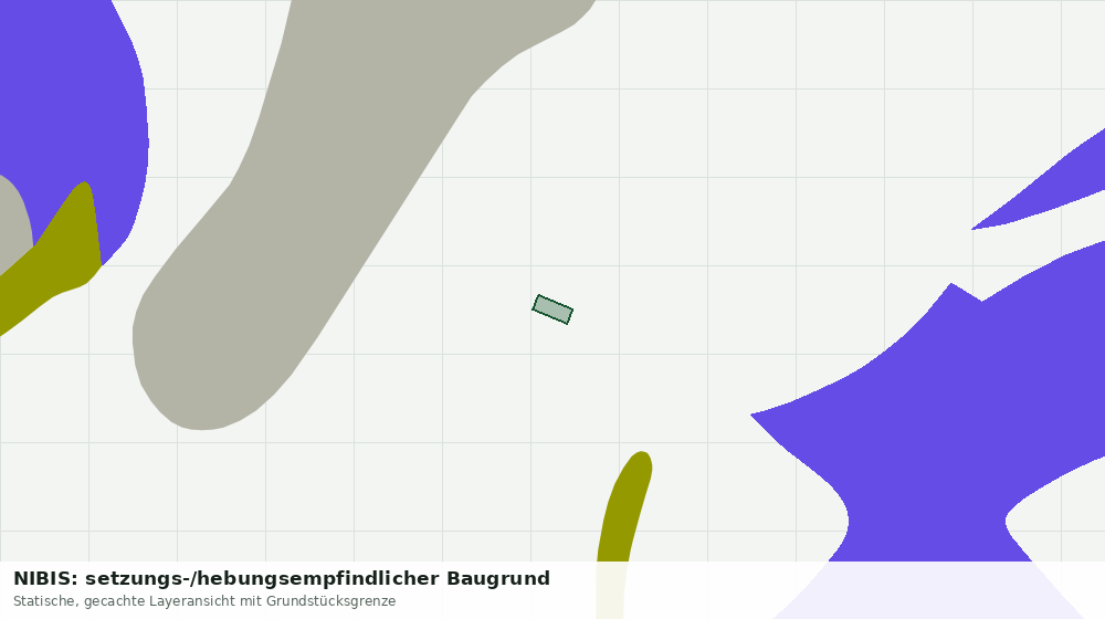 Statische Kartenansicht: NIBIS: setzungs-/hebungsempfindlicher Baugrund
