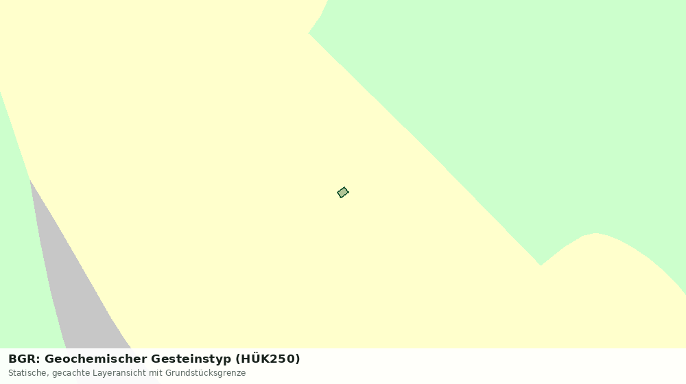Statische Kartenansicht: BGR: Geochemischer Gesteinstyp (HÜK250)