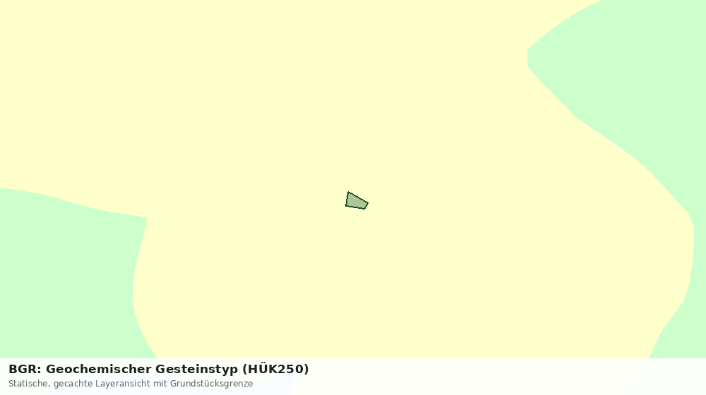 Statische Kartenansicht: BGR: Geochemischer Gesteinstyp (HÜK250)