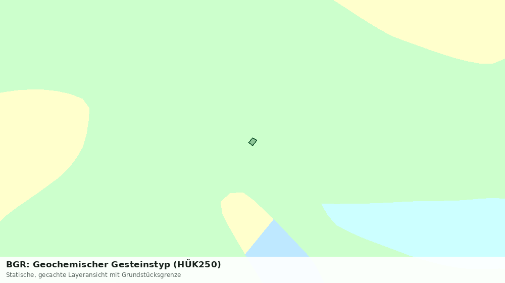 Statische Kartenansicht: BGR: Geochemischer Gesteinstyp (HÜK250)