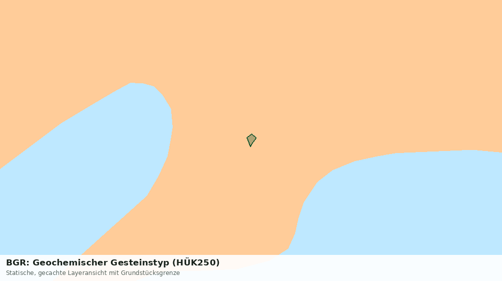 Statische Kartenansicht: BGR: Geochemischer Gesteinstyp (HÜK250)