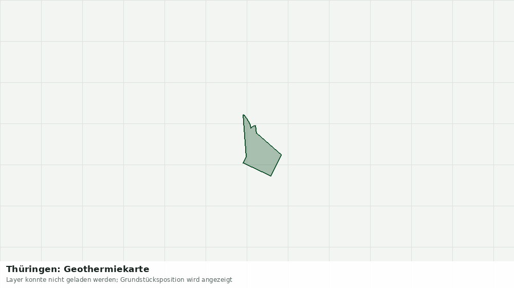 Statische Kartenansicht: Thüringen: Geothermiekarte