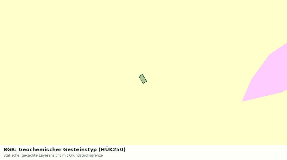 Statische Kartenansicht: BGR: Geochemischer Gesteinstyp (HÜK250)