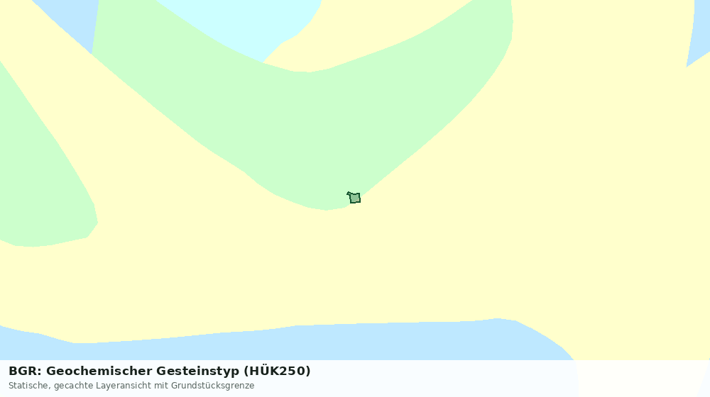 Statische Kartenansicht: BGR: Geochemischer Gesteinstyp (HÜK250)