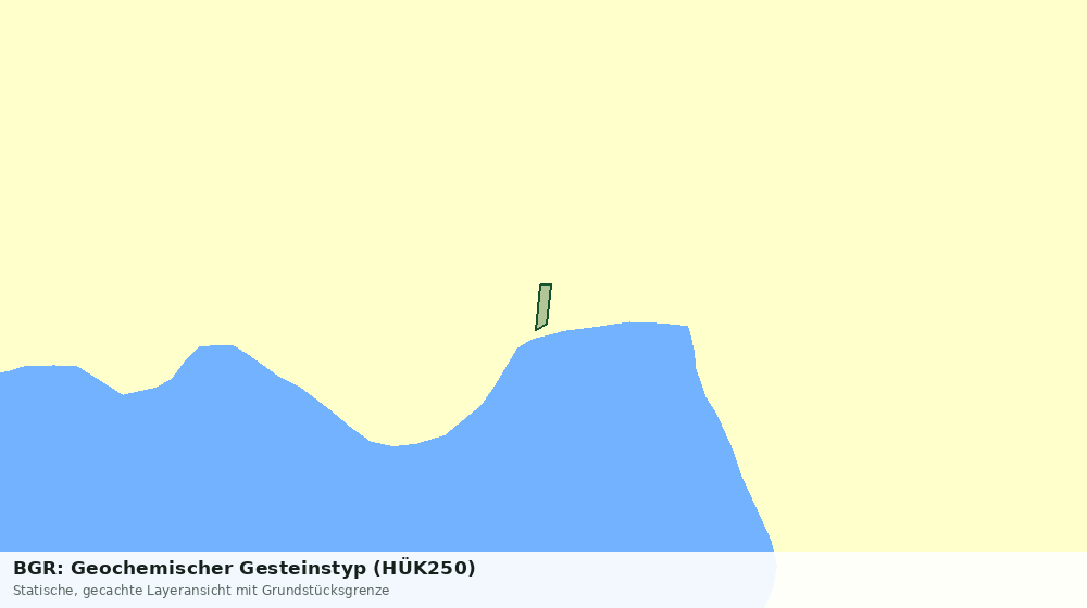 Statische Kartenansicht: BGR: Geochemischer Gesteinstyp (HÜK250)