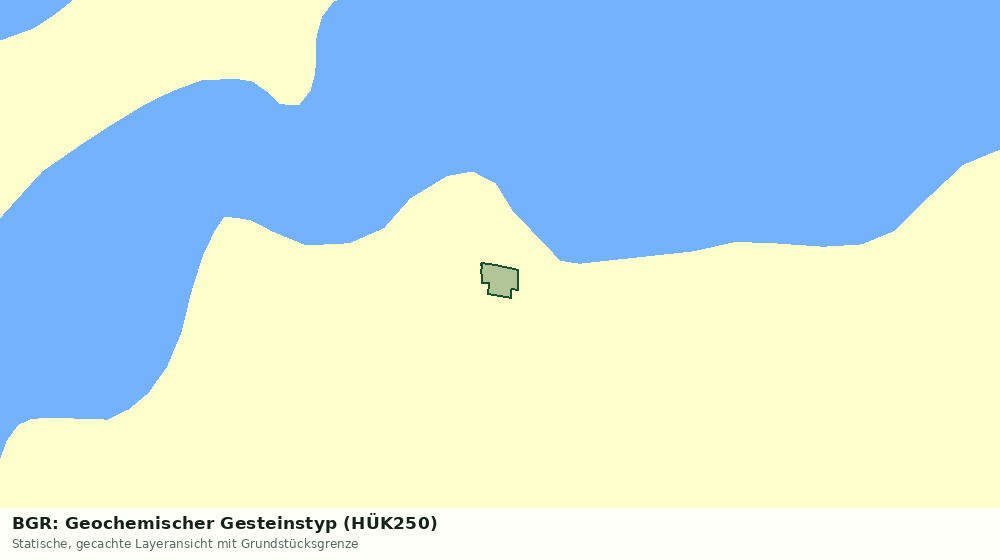 Statische Kartenansicht: BGR: Geochemischer Gesteinstyp (HÜK250)