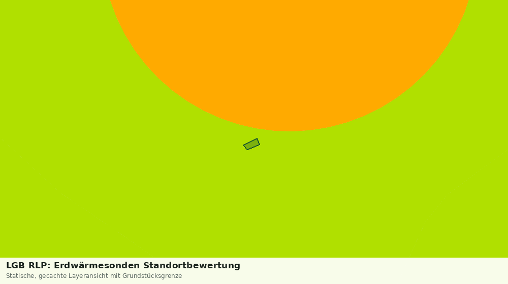 Statische Kartenansicht: LGB RLP: Erdwärmesonden Standortbewertung