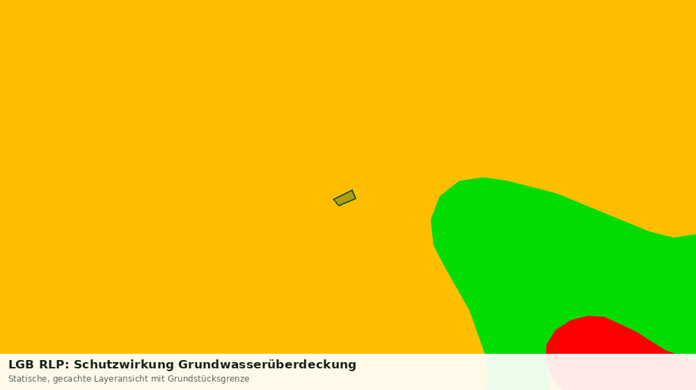 Statische Kartenansicht: LGB RLP: Schutzwirkung Grundwasserüberdeckung