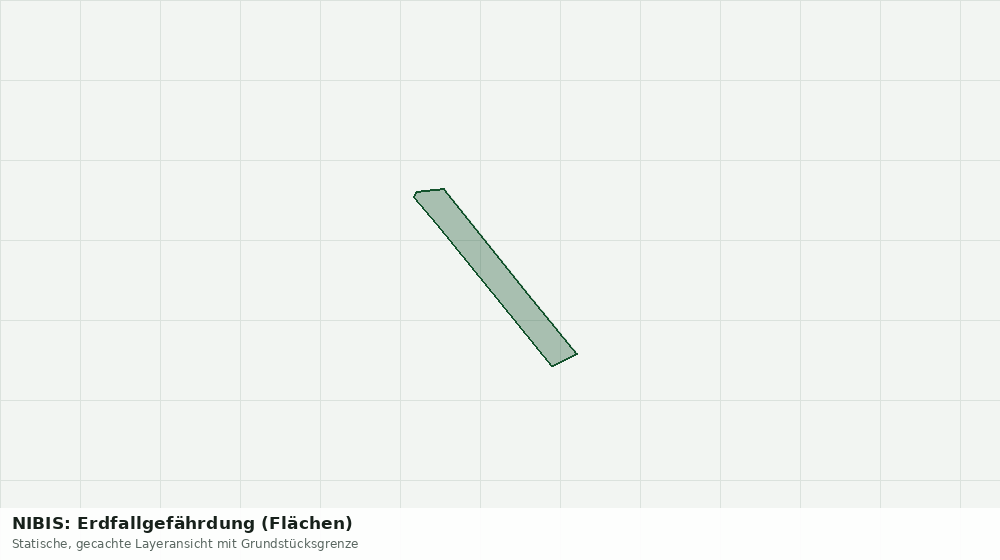 Statische Kartenansicht: NIBIS: Erdfallgefährdung (Flächen)