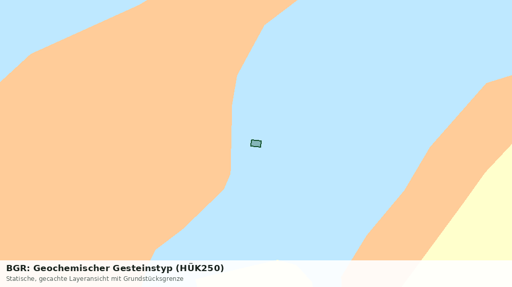 Statische Kartenansicht: BGR: Geochemischer Gesteinstyp (HÜK250)