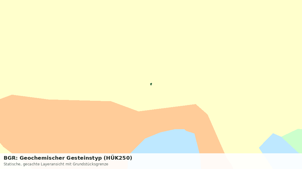 Statische Kartenansicht: BGR: Geochemischer Gesteinstyp (HÜK250)