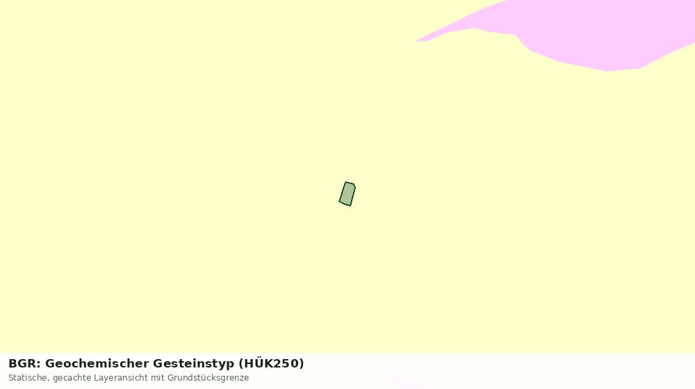 Statische Kartenansicht: BGR: Geochemischer Gesteinstyp (HÜK250)
