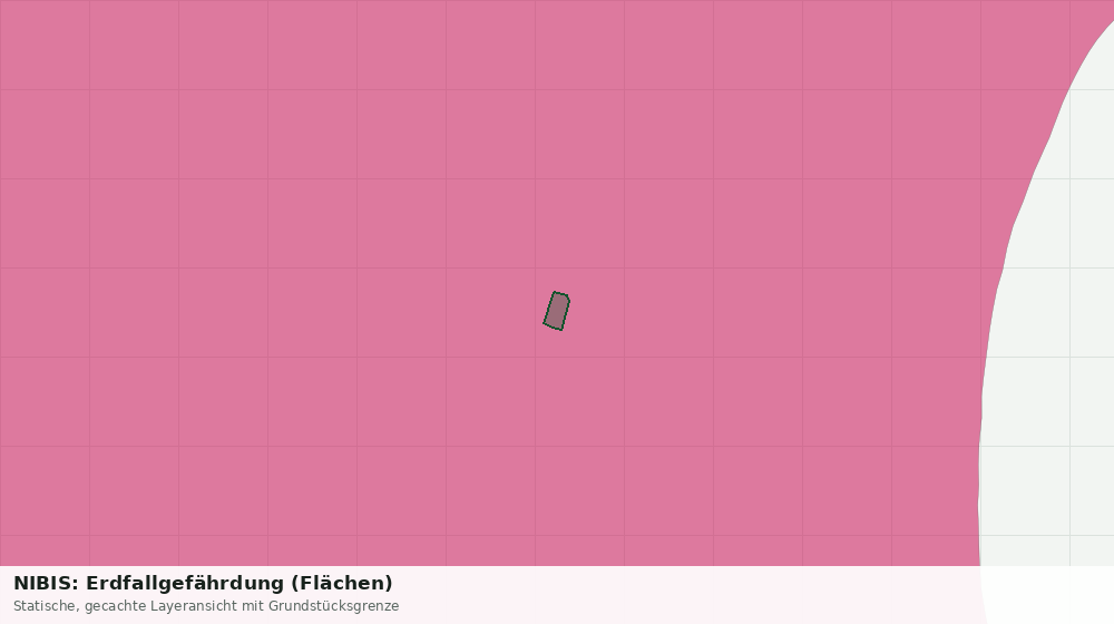 Statische Kartenansicht: NIBIS: Erdfallgefährdung (Flächen)