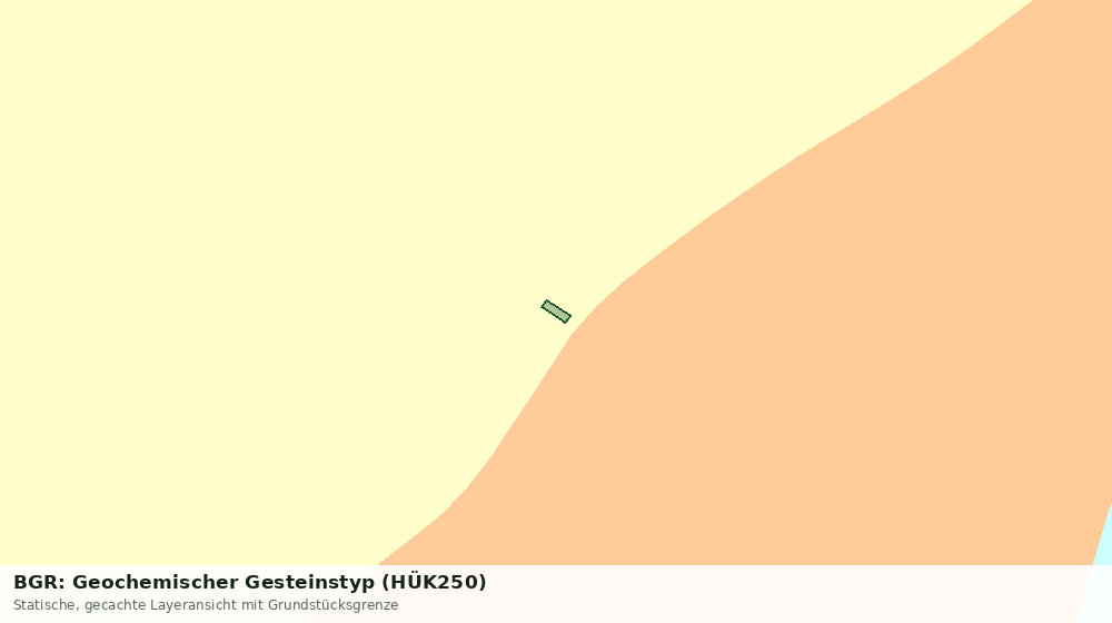 Statische Kartenansicht: BGR: Geochemischer Gesteinstyp (HÜK250)