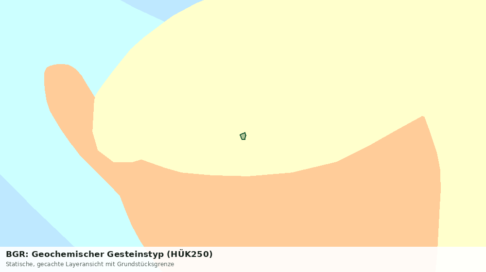 Statische Kartenansicht: BGR: Geochemischer Gesteinstyp (HÜK250)