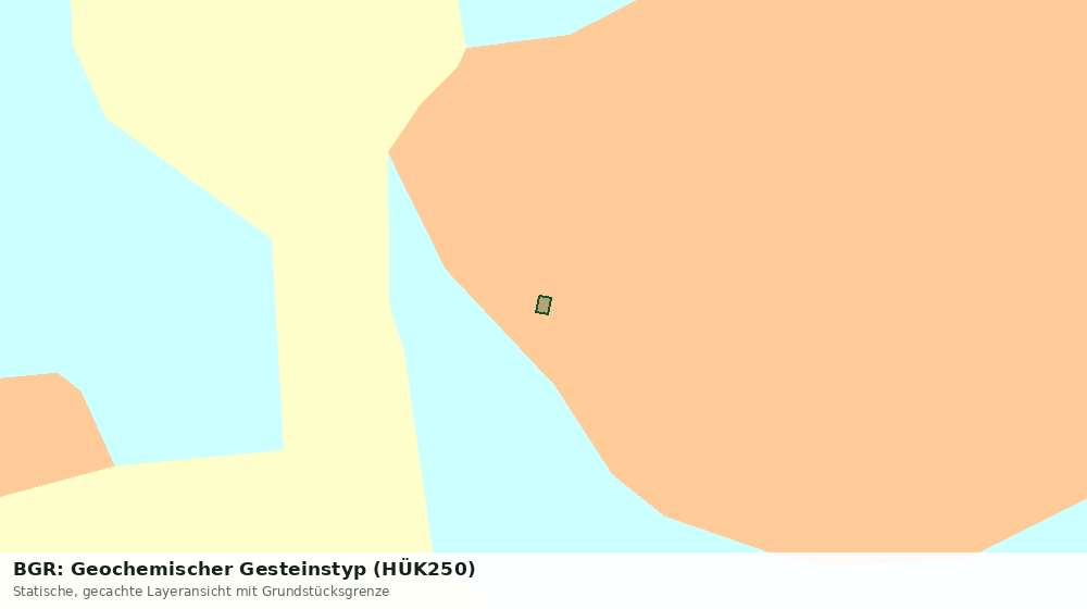 Statische Kartenansicht: BGR: Geochemischer Gesteinstyp (HÜK250)