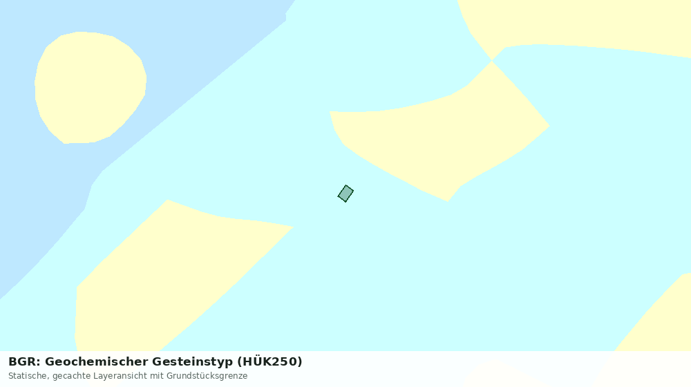 Statische Kartenansicht: BGR: Geochemischer Gesteinstyp (HÜK250)