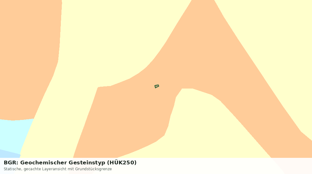 Statische Kartenansicht: BGR: Geochemischer Gesteinstyp (HÜK250)