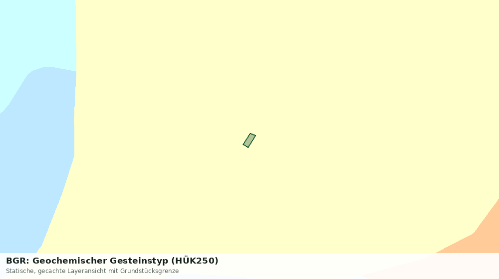 Statische Kartenansicht: BGR: Geochemischer Gesteinstyp (HÜK250)