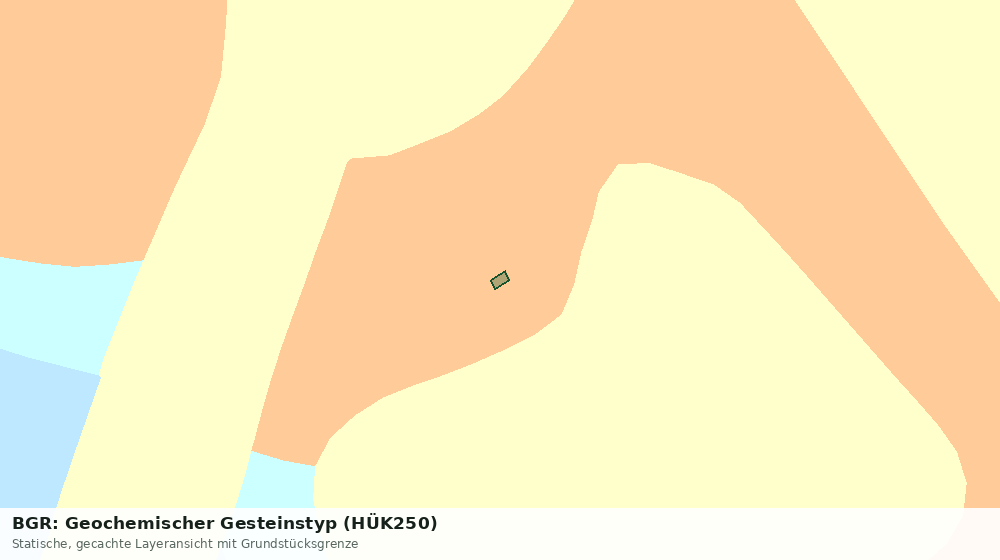 Statische Kartenansicht: BGR: Geochemischer Gesteinstyp (HÜK250)