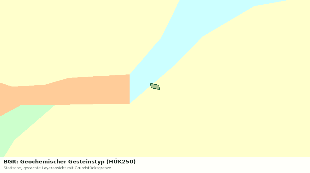Statische Kartenansicht: BGR: Geochemischer Gesteinstyp (HÜK250)