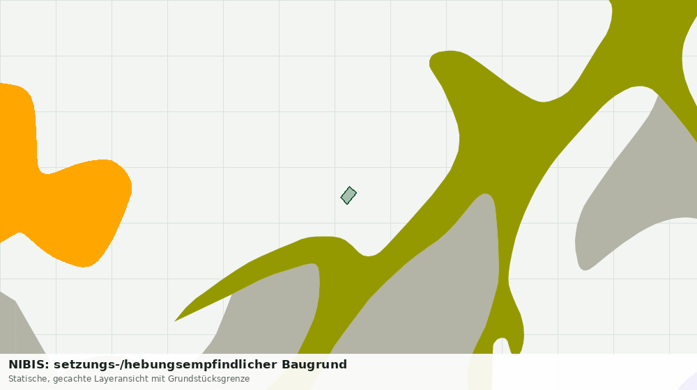 Statische Kartenansicht: NIBIS: setzungs-/hebungsempfindlicher Baugrund