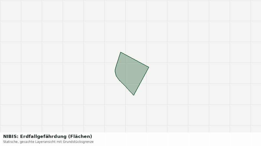 Statische Kartenansicht: NIBIS: Erdfallgefährdung (Flächen)