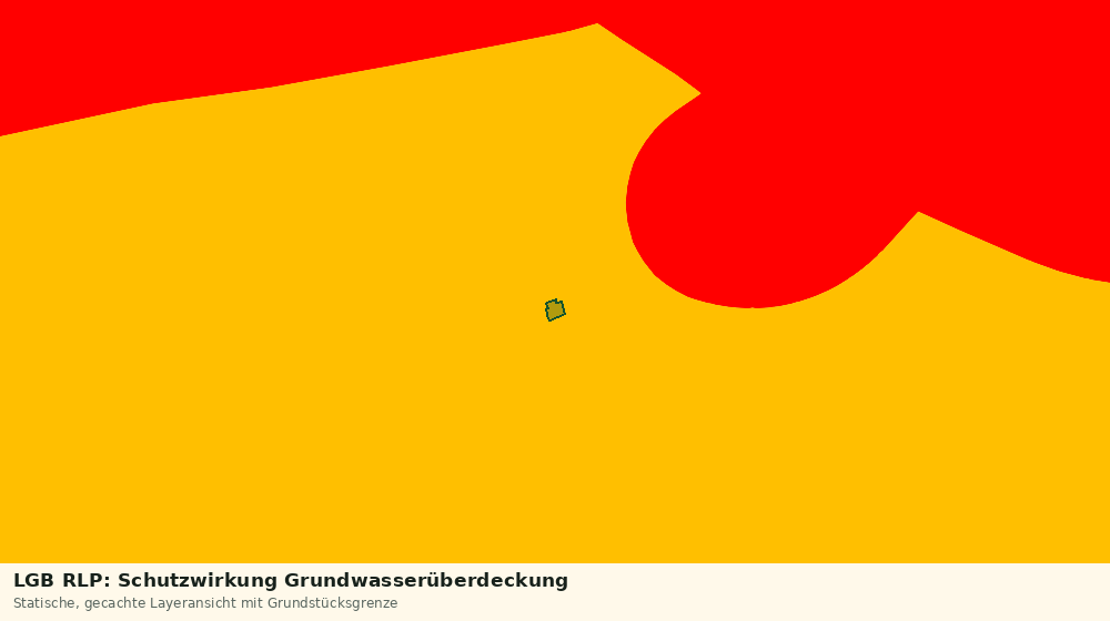 Statische Kartenansicht: LGB RLP: Schutzwirkung Grundwasserüberdeckung
