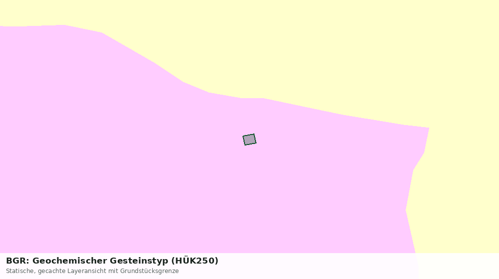 Statische Kartenansicht: BGR: Geochemischer Gesteinstyp (HÜK250)