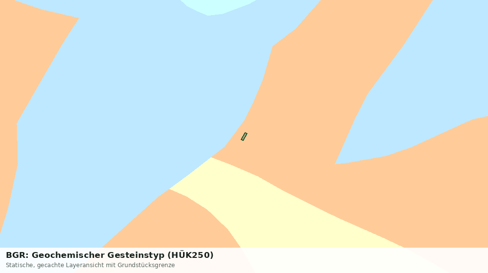 Statische Kartenansicht: BGR: Geochemischer Gesteinstyp (HÜK250)