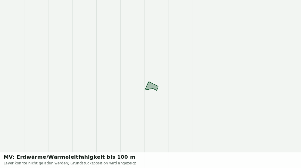 Statische Kartenansicht: MV: Erdwärme/Wärmeleitfähigkeit bis 100 m
