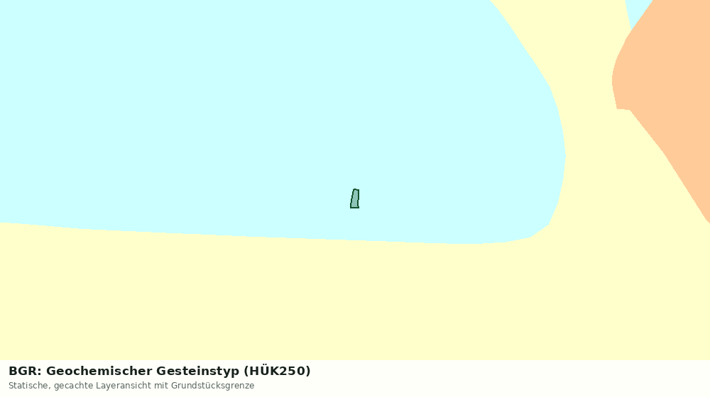 Statische Kartenansicht: BGR: Geochemischer Gesteinstyp (HÜK250)
