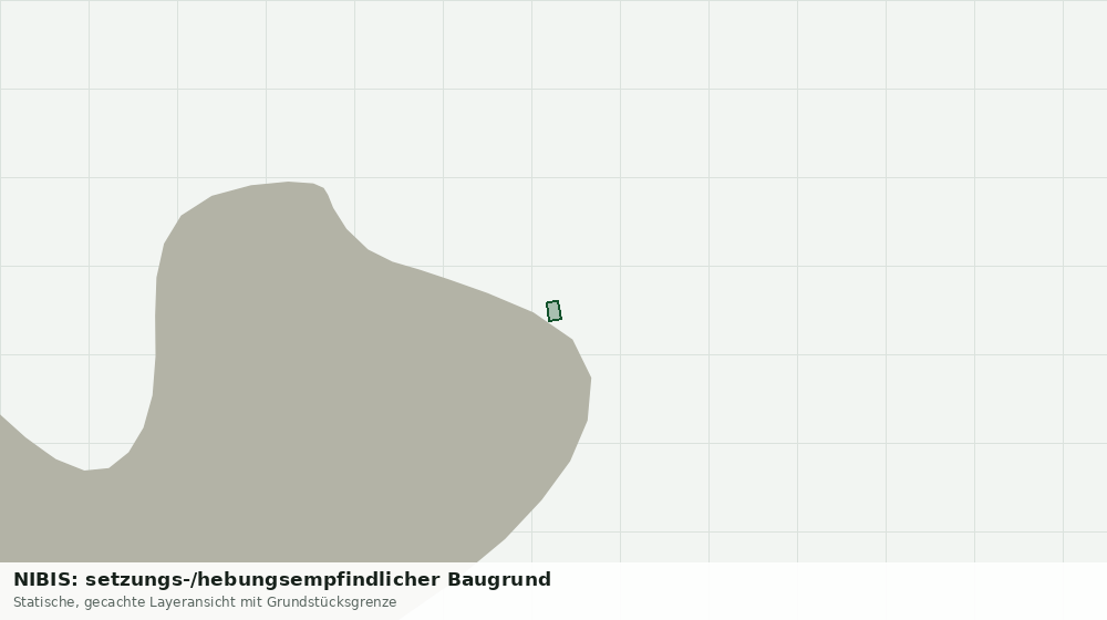Statische Kartenansicht: NIBIS: setzungs-/hebungsempfindlicher Baugrund