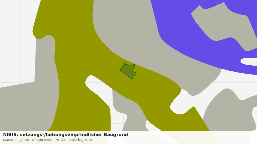 Statische Kartenansicht: NIBIS: setzungs-/hebungsempfindlicher Baugrund