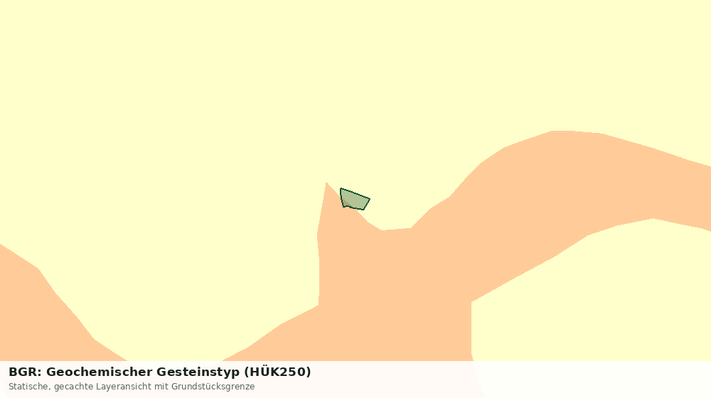 Statische Kartenansicht: BGR: Geochemischer Gesteinstyp (HÜK250)