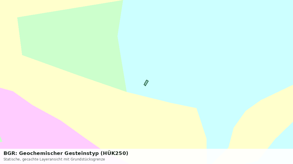 Statische Kartenansicht: BGR: Geochemischer Gesteinstyp (HÜK250)