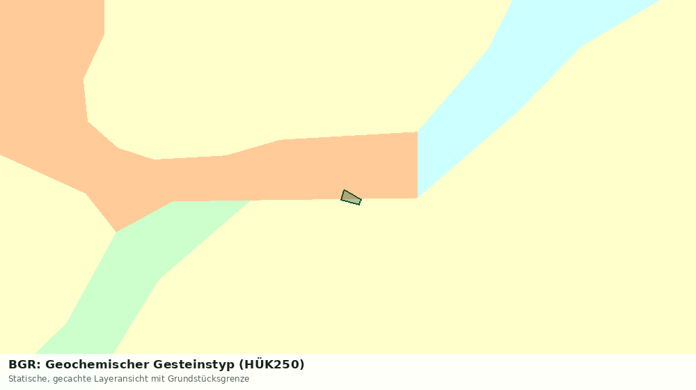 Statische Kartenansicht: BGR: Geochemischer Gesteinstyp (HÜK250)