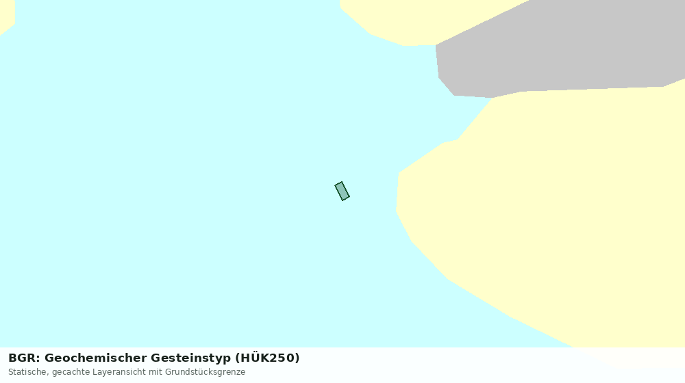 Statische Kartenansicht: BGR: Geochemischer Gesteinstyp (HÜK250)