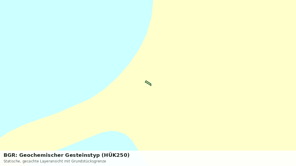 Statische Kartenansicht: BGR: Geochemischer Gesteinstyp (HÜK250)