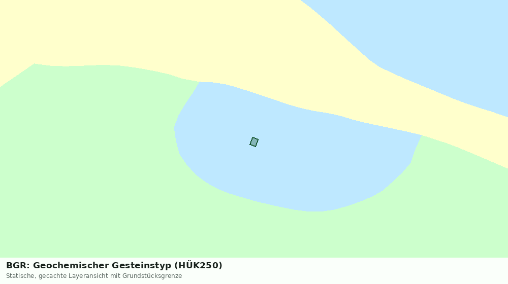 Statische Kartenansicht: BGR: Geochemischer Gesteinstyp (HÜK250)