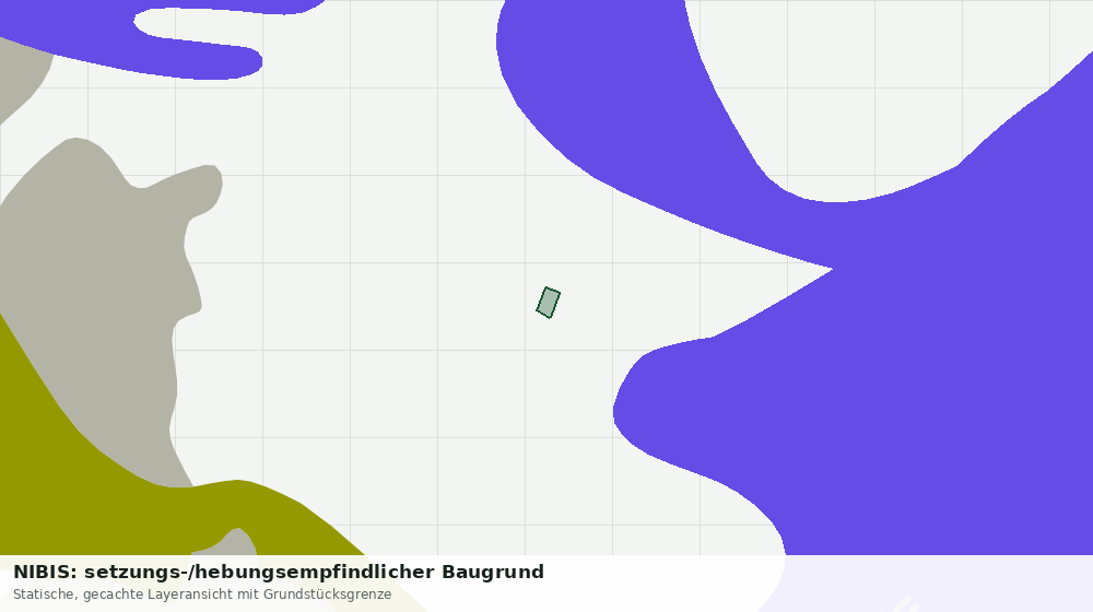 Statische Kartenansicht: NIBIS: setzungs-/hebungsempfindlicher Baugrund