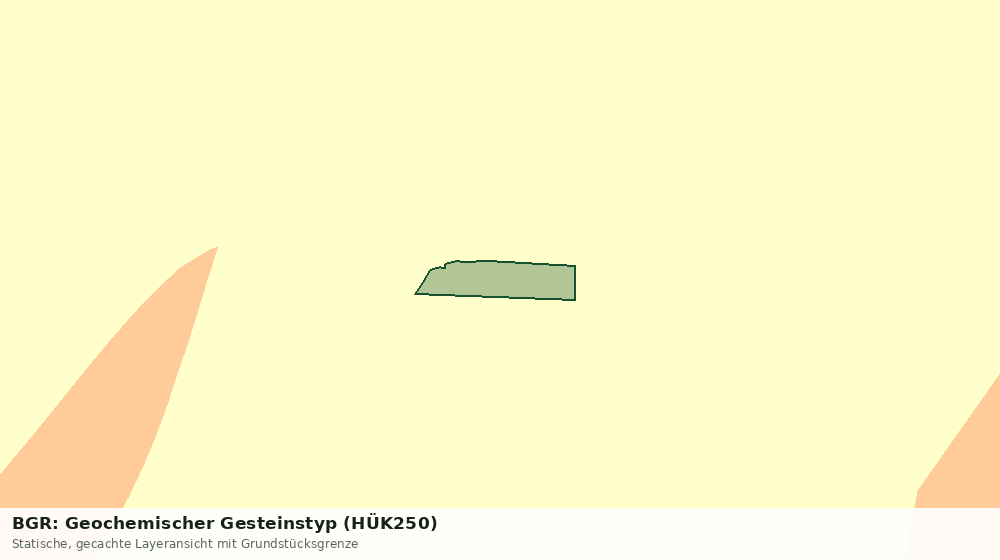 Statische Kartenansicht: BGR: Geochemischer Gesteinstyp (HÜK250)