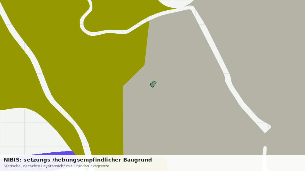 Statische Kartenansicht: NIBIS: setzungs-/hebungsempfindlicher Baugrund