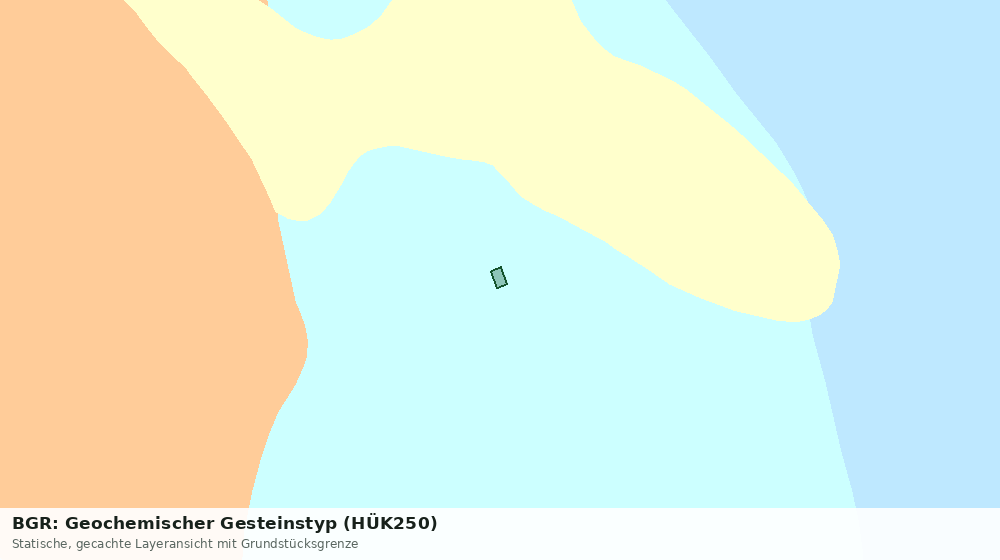 Statische Kartenansicht: BGR: Geochemischer Gesteinstyp (HÜK250)